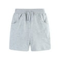 thumbnail image 1 of WOLLED Little Boys Cotton Shorts Kids Solid Colours Five Points Pants Toddler Casual Shorts for 2-7 T, 1 of 9