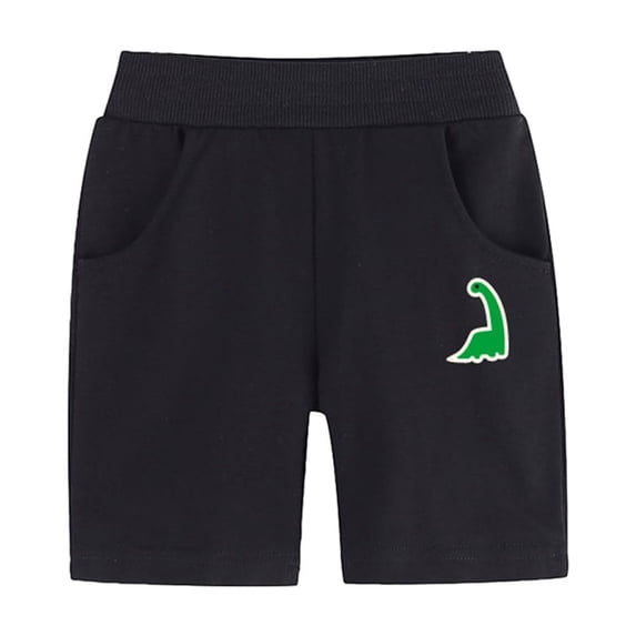 WOLLED Little Boys Cute Shorts Kids Toddler Soft Cotton Casual Pants for 1-9 T Summer Printing Elastic Waist Sweat Shorts