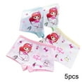 thumbnail image 1 of WOLLED Little Girl Triangle Underwear 5PCS Kids Baby Soft Cotton Panties Toddler Cute Four Corners Shorts for 3-12 T Boxer Briefs, 1 of 10