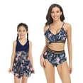 thumbnail image 1 of WOLLED Mommy and Me Swimsuit Family Matching Swimwear Two Pieces Summer Beachwear Ruffle Bikini Bathing Suit, 1 of 10