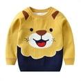 thumbnail image 1 of WOLLED Sweatsuit Coat for Boys Girls Kids Toddler Long Sleeve Sweater Sweatshirt 2-8Y Baby Cute Cartoon Print Sweat Fall Round Neck Tops, 1 of 8