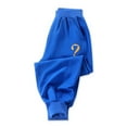 thumbnail image 1 of WOLLED Teenagers Boys Jogger Sweat Pants for Kids Toddler Elastic Waist Casual Trousers for 2-12 Years Spring Summer Cotton Pants, 1 of 7