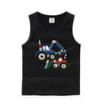 thumbnail image 1 of WOLLED Toddler Baby Boys' Tank Tops,Summer Casual Digger Print Sleeveless Top for Kids 1-8 Years Old, 1 of 7