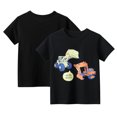 thumbnail image 1 of WOLLED Toddler Baby Summer Casual T-Shirt for Boys,Kids Round Neck Short-Sleeved Tops Blouse 1-8T Cartoon Tees Cotton Shirt, 1 of 8