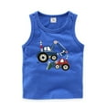 thumbnail image 1 of WOLLED Toddler Boys Casual Tank Top Summer Casual Tank Top Baby Boys Digger Print Sleeveless Vest,Sized 1-8T, 1 of 6
