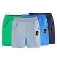 thumbnail image 1 of WOLLED Toddler Kids Boys Girls Summer Cotton Shorts Baby Casual Cotton Jogger Pull-On Sweatpants Pants Solid Color Active Shorts with Pocket 1-9Y, 1 of 11