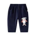 thumbnail image 1 of WOLLED Toddler Kids Boys Short Pants for 1-8 Years Summer Lightweight Sharks Short for Baby Daily Kids Clothes, 1 of 7
