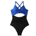 thumbnail image 1 of WOLLED Women's One-Piece Swimsuits Soft Backless Halter Swimwear Soft Casual Swimwear Hawaii 1 Piece Travel Swimsuit, 1 of 7