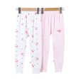 thumbnail image 1 of WOLLED Youth Kids Cotton Bottoms Pants 2-Pack Toddler Fall Boneless Home Pants for Boys Girls Sleeping Pants for 2-9T, 1 of 9