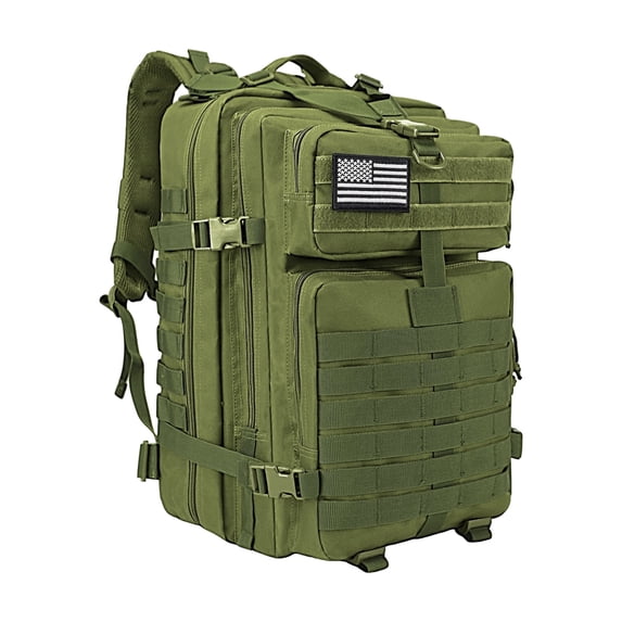 WOLT | 50L Camping Backpack--Large Multifunction Outdoor Molle Bag Backpacks Green