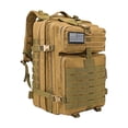 thumbnail image 1 of WOLT | 50L Camping Backpack--Large Multifunction Outdoor Molle Bag Backpacks Khaki, 1 of 7