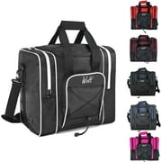 WOLT | Single Bowling Ball Tote Bag--Shoes up to Mens Size 14 Polyester Black