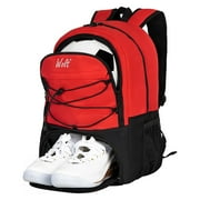 WOLT | Youth Soccer Bag Backpack--Football Bag with Ball and Shoes Compartment for Teenager