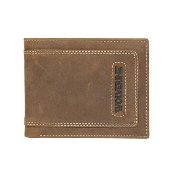 WOLVERINE Men's RFID Blocking Rugged Bifold & Passcase Wallet