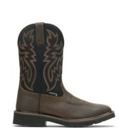WOLVERINE Men's Rancher Waterproof Soft Toe Wellington Work Boot Black/Brown - W10768 varies BLACK/BROWN