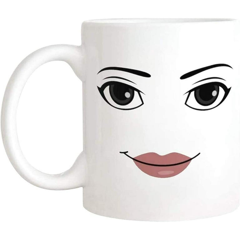 Roblox Man Face Mug 11oz Funny Ceramic Coffee Mug Gift for Family
