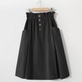thumbnail image 1 of WOMEN HIGH WAIST A LINE SKATER MINI SKIRT PLEATED SHORT SCHOOL SKIRT DRESS USA, 1 of 6