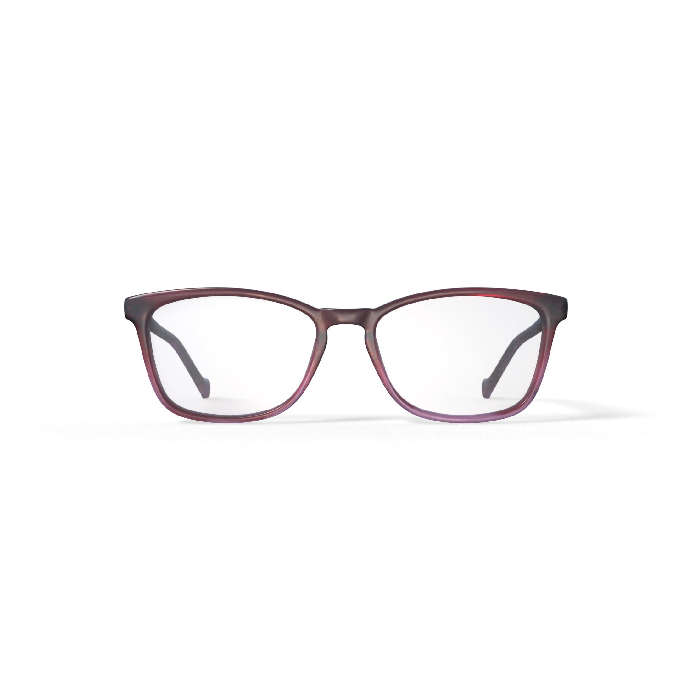 Walmart Women's Nora Square Prescription Eyeglasses with Case, Red/Pink