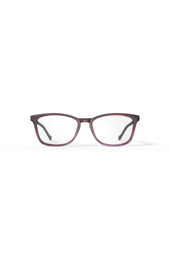 Women's Nora Square Prescription Eyeglasses with Case, Red/Pink