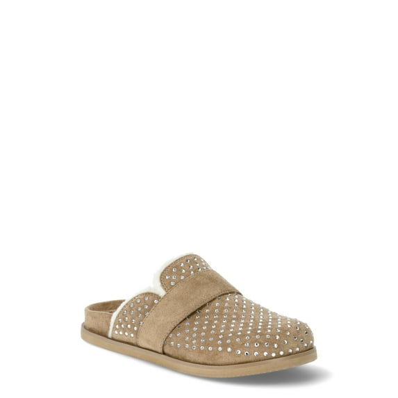 No Boundaries Women's Cozy Lined Clogs