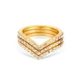 thumbnail image 1 of WOMEN'S GOLD CRYSTAL 3 PS SIZE 6 RINGS, 1 of 2