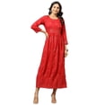 thumbnail image 1 of Juniper Women'S Red Festive Flared Dress, 1 of 5