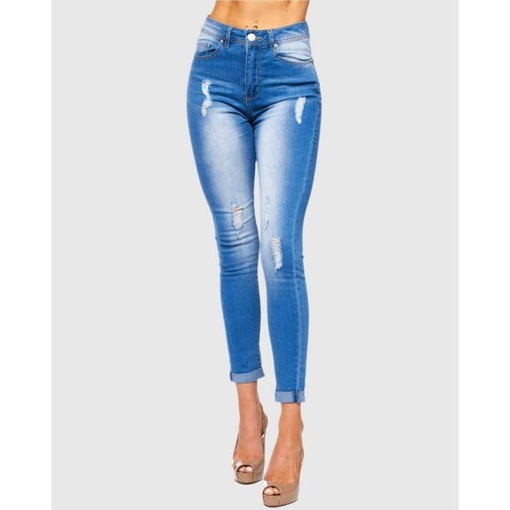 WOMEN'S SANDY HIGH RISE SKINNY JEANS