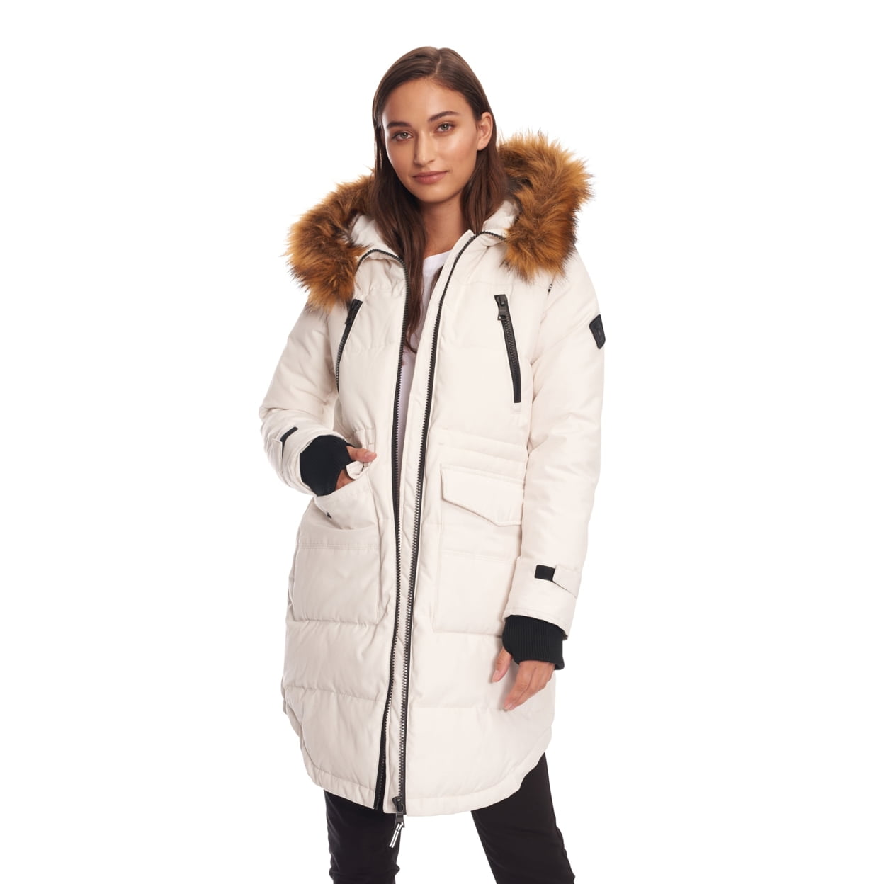 cream parka women's
