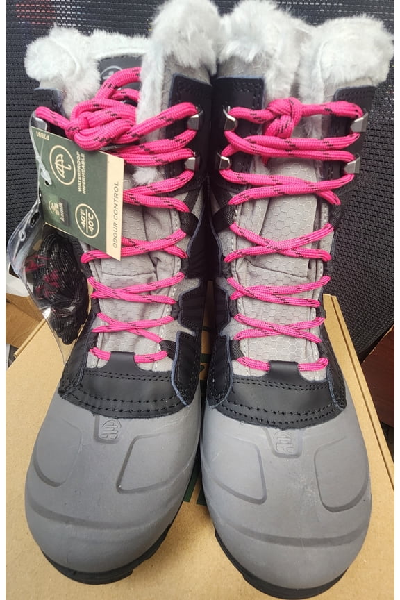 WOMEN'S WINTER BOOTS KAMIK ICELAND F (BLACK/CHARCOAL) Size 8