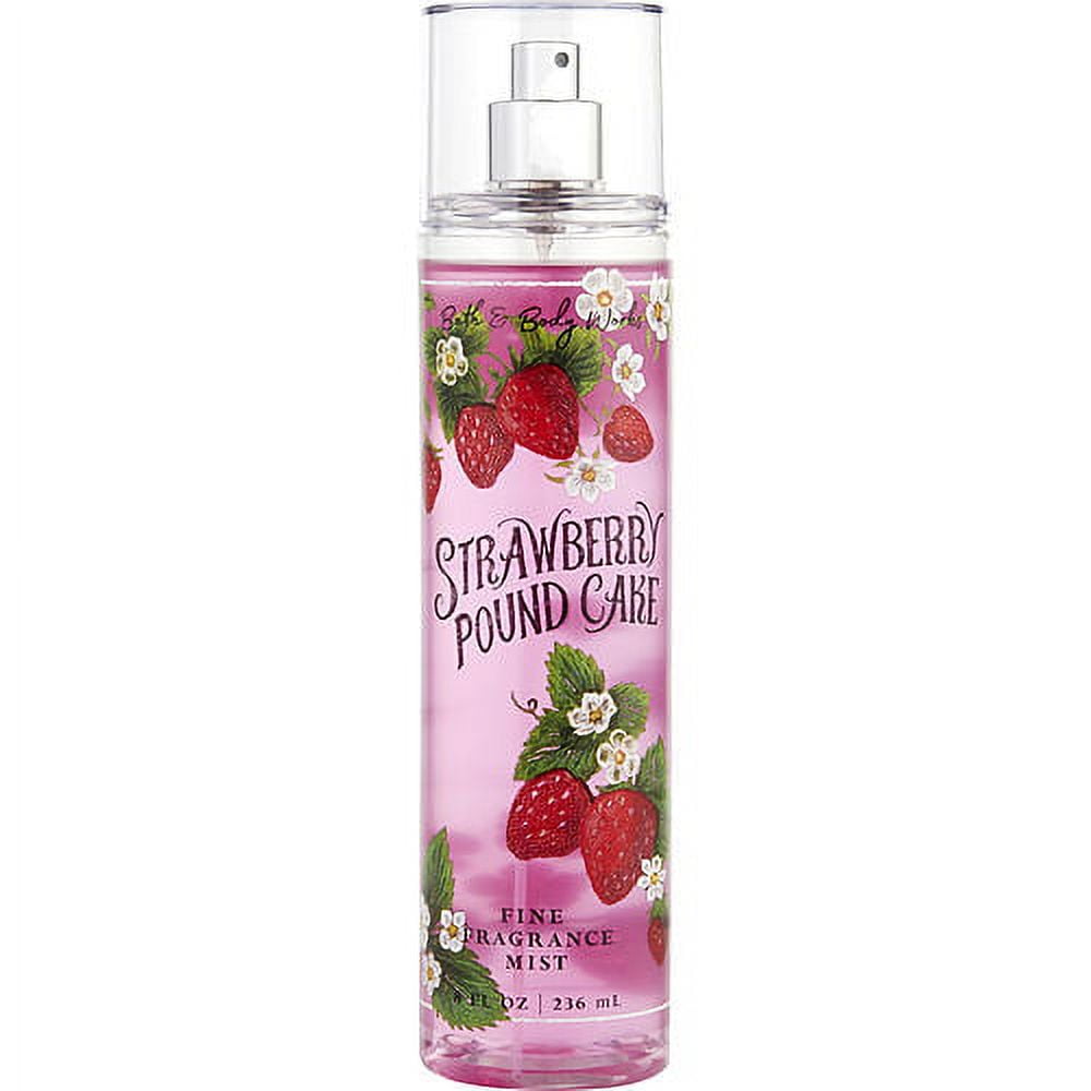  Strawberry Pound Cake Perfume Alcohol-free Fine Fragrance Mist  by Bath & Body Workshop 5 Fl Oz - An Irresistible Blend of Strawberries  Buttery Poundcake and Vanilla Cream : Beauty 