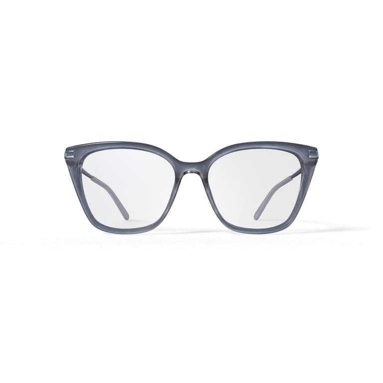 Walmart Women's Doris Cat Eye Prescription Eyeglasses with Case