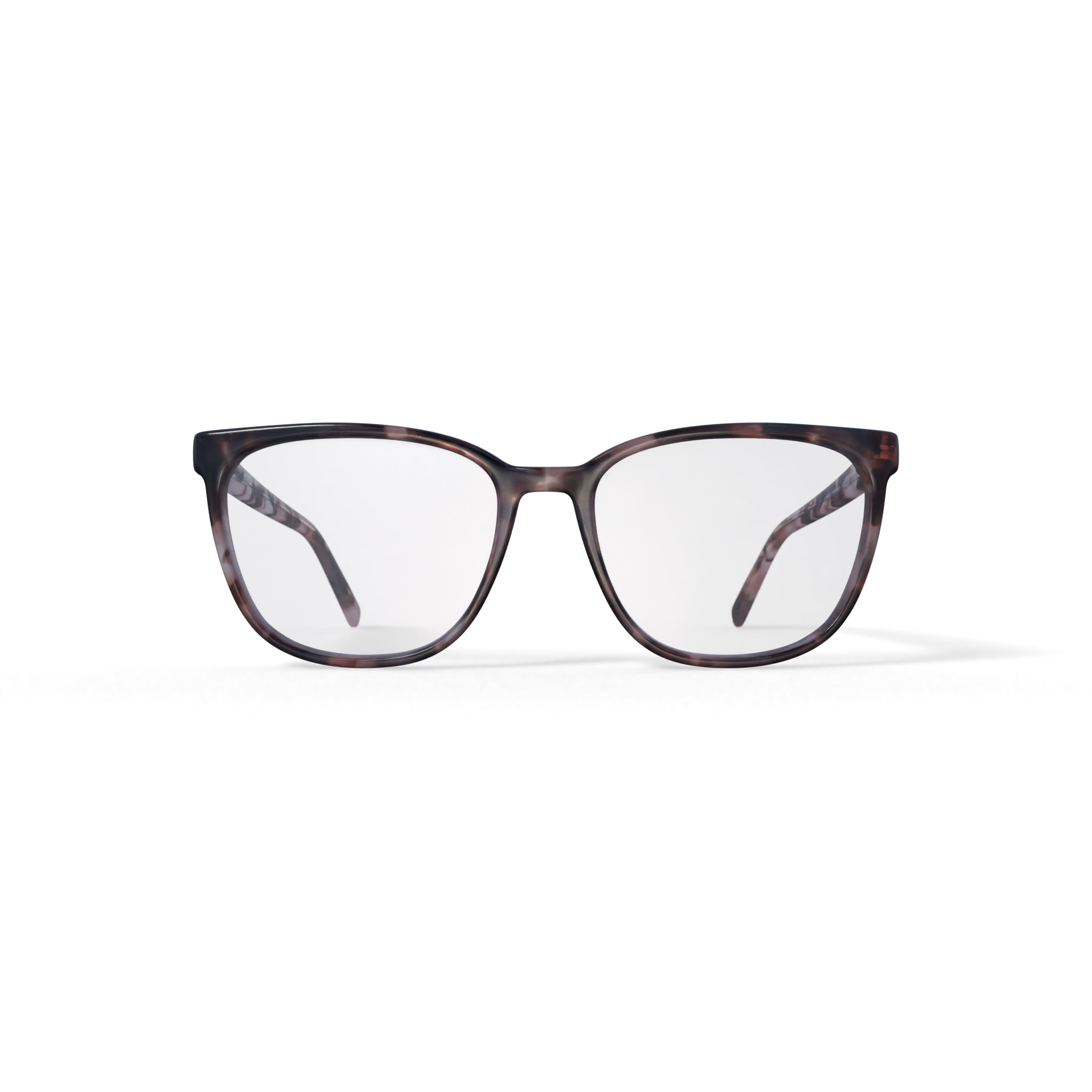 Walmart Women's Trisha Square Prescription Eyeglasses with Case, Brown Tortoise