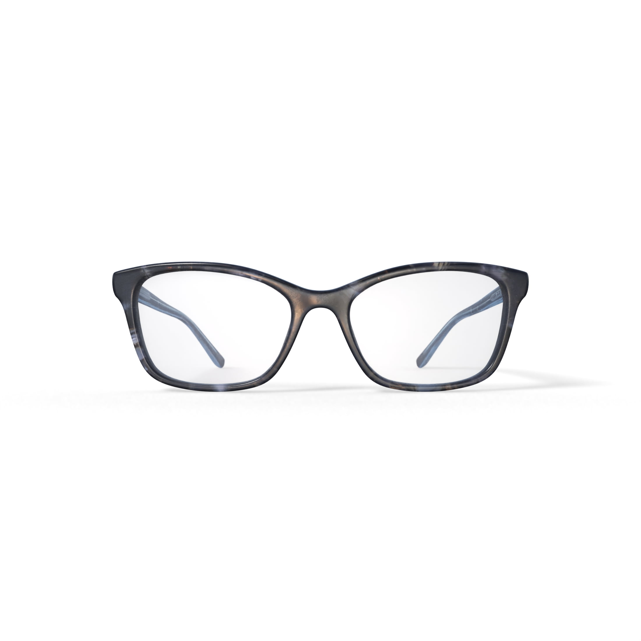 Walmart Women's Valeria Square Prescription Eyeglasses with Case, Brown Tortoise