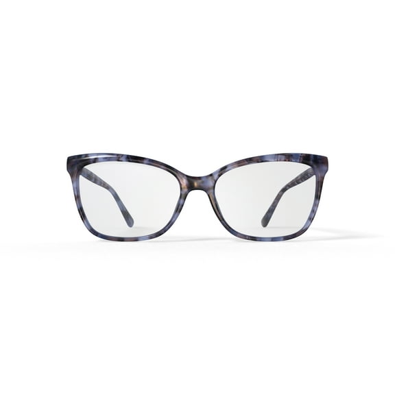 Walmart Women's Zaria Cat Eye Prescription Eyeglasses with Case, Tortoise