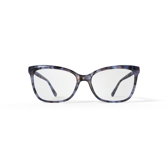 Walmart Women's Zaria Cat Eye Prescription Eyeglasses with Case, Tortoise