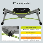 WONDER CORE Sway Hip Thrust Machine, Core Strength Trainer with Resistance Band, Abdominal Crunch Machine for Home Gym Fitness, AB Workout Equipment for Abdomen/Waist/Hip/Thigh