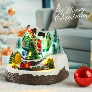 Walmart christmas store village train
