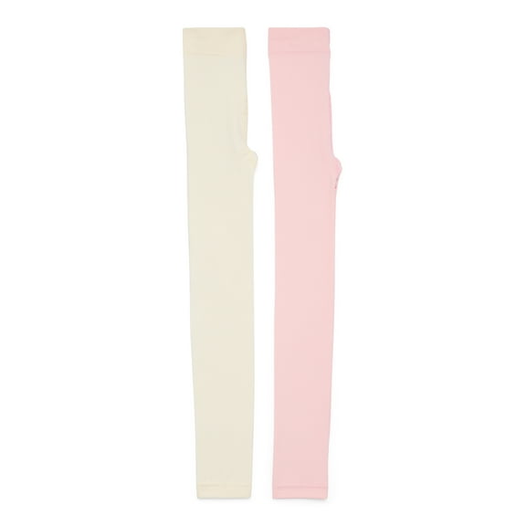 Wonder Nation Girls Footless Tights, 2-Pack, Sizes S-L