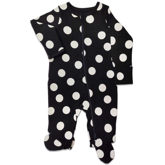 Wonder Nation Baby Gender Neutral Zip Front Footed Sleep N Play Pajamas, Sizes Preemie-6/9 Months