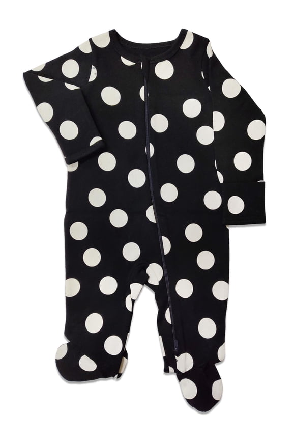 Baby Gender Neutral Zip Front Footed Sleep N Play Pajamas, Sizes Preemie-6/9 Months