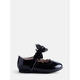 thumbnail image 1 of Wonder Nation Baby and Toddler Girls Tulle Bow Ballet Flats, 1 of 4