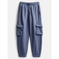 thumbnail image 1 of Wonder Nation Boys Fleece Cargo Jogger Pants, Sizes 4-18 & Husky, 1 of 3