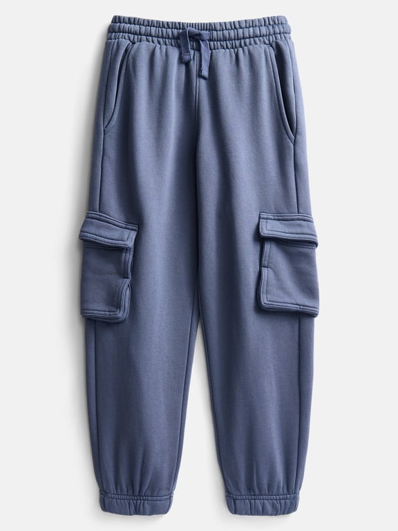 Boys Fleece Cargo Jogger Pants, Sizes 4-18 & Husky