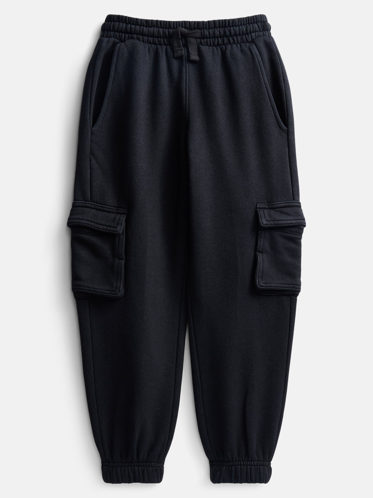 Wonder Nation Boys Fleece Cargo Jogger Pants, Sizes 4-18 & Husky
