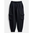 thumbnail image 1 of Wonder Nation Boys Fleece Cargo Jogger Pants, Sizes 4-18 & Husky, 1 of 3