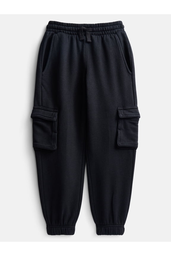 Boys Fleece Cargo Jogger Pants, Sizes 4-18 & Husky