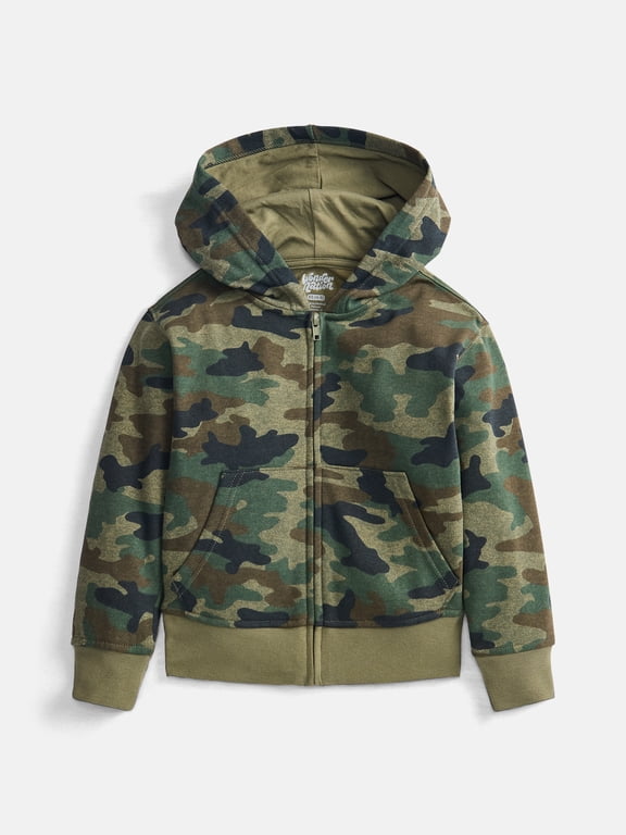 Boys Full Zip Fleece Hoodie, Sizes 4-18