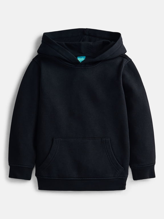 Boys' Fleece Hoodie with Long Sleeves, Sizes 4-18 & Husky