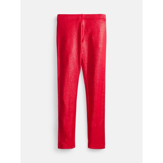 Wonder Nation Girls Shine Leggings, Sizes 4-18