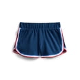 thumbnail image 1 of Wonder Nation Girls Dolphin Shorts with Contrast Stripes, Sizes 4-18 & Plus, 1 of 3
